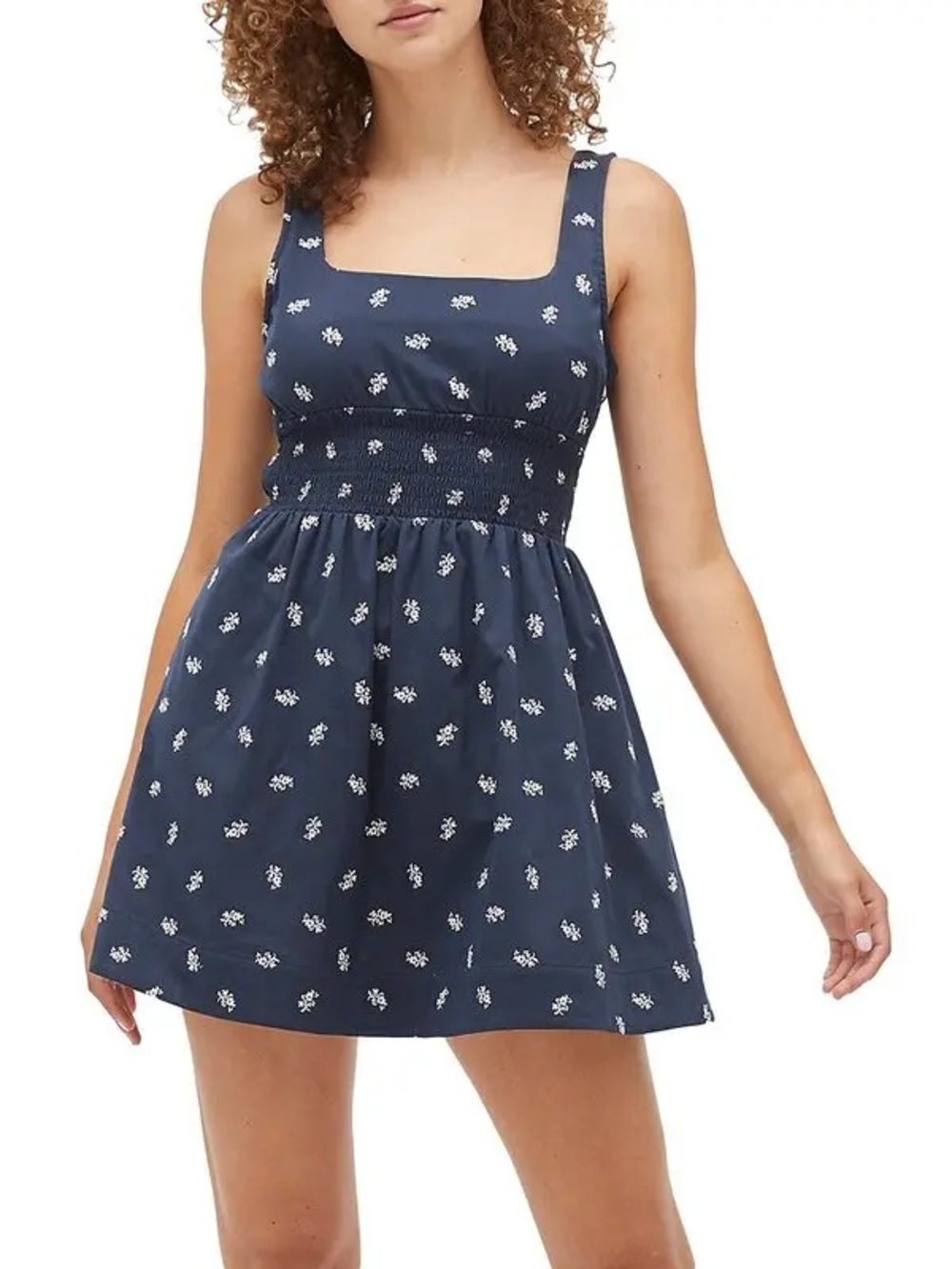 Hill House The Cher Dress Navy Autumn Paisley M